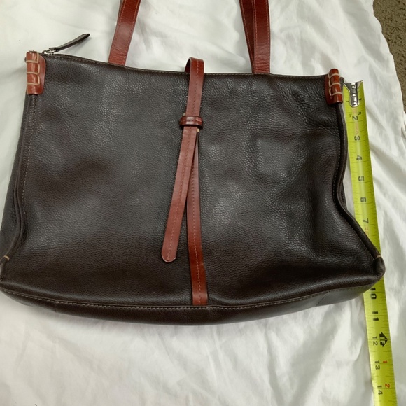 Derek Alexander Brown Leather Shoulder Bag - Picture 3 of 10